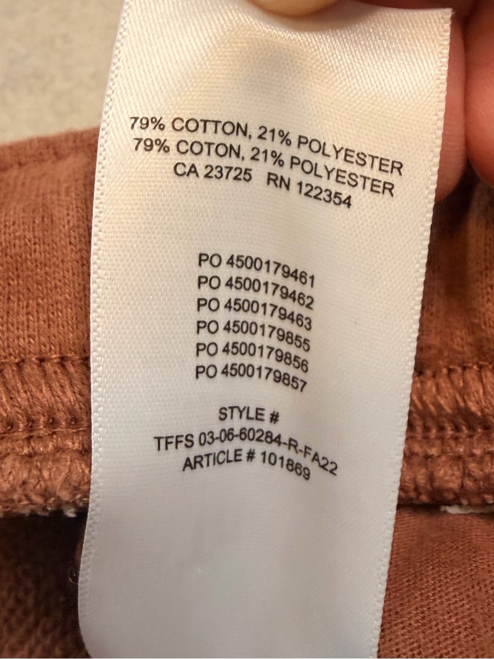 TNA Sweatfleece MegaFit Terry Fleece Joggers Brown XS - Picture 8 of 8